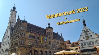 Das historische Pfingstfestspiel ⚜️ Meistertrunk 2023 in Rothenburg ob der Tauber [upl. by Lorilyn]