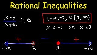 Rational Inequalities [upl. by Nored154]