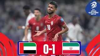 United Arab Emirates  IR Iran  Highlights  AsianQualifiers  Road To 26 [upl. by Akiemaj]