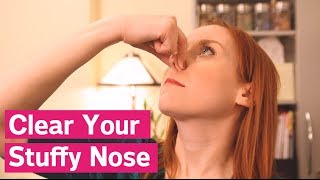 How To Clear A Stuffy Nose Instantly [upl. by Drofyar175]