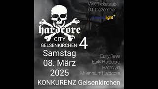 Hardcore City Gelsenkirchen 4 Saturday the 8th of March 2025 in partylocation Konkurenz [upl. by Amii169]