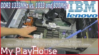 High Speed Server RAM DDR3 1333MHz vs 1066 and 800MHz  371 [upl. by Nalced]