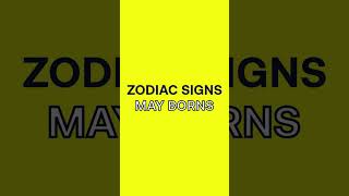 zodiac signs for may borns shorts zodiacsigns [upl. by Johan]