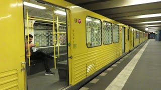 Berlin BVG Baureihe GI1E  Uhlandstraße UBahn U1 [upl. by Anirb]