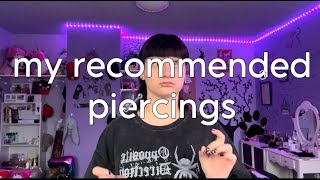 Meine empfohlenen Piercings 4 u  Typisch Vikky [upl. by Legir]