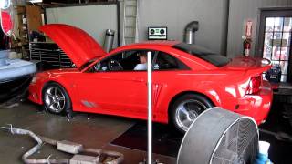 2000 S281 Supercharged Saleen on Dyno 2 [upl. by Gnoix801]