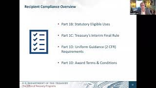 WEBINAR State amp Local Recovery Fund Reporting Guidance Large States Territories amp Cities [upl. by Odnesor]