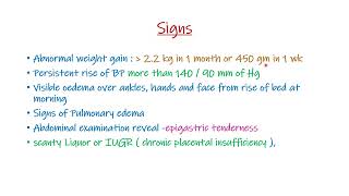 Clinical features of Preeclampsia [upl. by Darbie704]