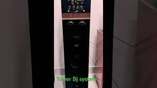 250 watt RMS Dj Tower system speaker djspeaker electronics bass dj [upl. by Alamat]