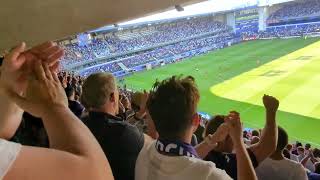 Anderlecht fans celebrating Francis Amuzu goal vs RFC Seraing  August 22 [upl. by Harned]