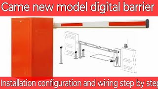 Came digital barrier azinfo Came new model barrier [upl. by Masterson]