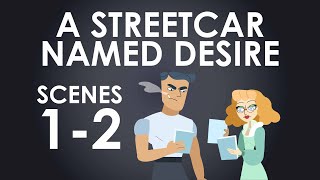 A Streetcar Named Desire Summary  Scenes 12  Schooling Online [upl. by Asereht323]