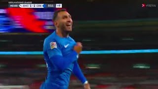 Amazing 🔥 Vangelis Pavlidis Goal England Vs Greece 12 All Goals Analysis amp Extended Highlights [upl. by Aihseyt894]