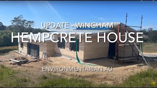 The Simple Patch hempcrete house update S1 Ep7 [upl. by Crosse239]