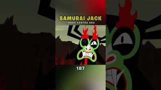 SamuraiJack 😲 TODOS CONTRA AKU ⌛ resumen mauspe 187 [upl. by Goodard3]