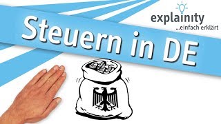 Steuern in Deutschland einfach erklärt explainity® Erklärvideo [upl. by Aiak425]