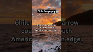 Geography  Chile is a long narrow country on South Americas western edge factsforworld shorts [upl. by Hachmin]