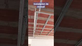 instalación de drywall cielo raso [upl. by Mozelle]