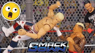 WWE Figure SET UP SmackDown REVIEW [upl. by Silirama]