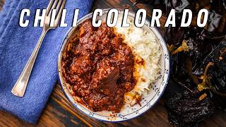 Chili Colorado  How I Make The Worlds Most Flavorful Chili [upl. by Enitnelav46]