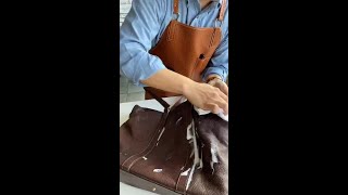 【土屋鞄・IGTV】革鞄のお手入れ方法をご紹介 [upl. by Shoemaker148]