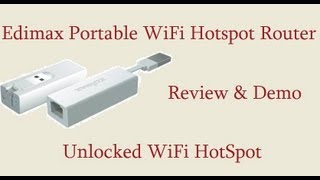 Edimax Portable WiFi Router BR 6258nL Review With Demo [upl. by Oinimreh]