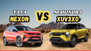 Mahindra XUV 3XO Vs Tata Nexon  Which Is Better [upl. by Beale16]