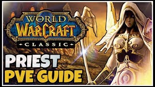 Classic WoW Priest PvE Guide Races Talents Consumables Rotation  Classic WoW Class Guides [upl. by Newbill]