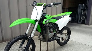 Kx100 2 stroke First dirt bike video [upl. by Aspa]