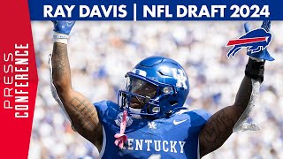 Ray Davis Drafted By The Buffalo Bills In The 2024 NFL Draft [upl. by Rieth174]