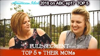 Maddie Poppe and mom Tonya FULL SEGMENT Mothers Day American Idol 2018 Top 5 [upl. by Neztnaj]