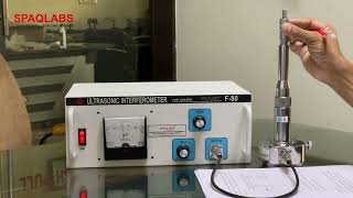 Ultrasonic Interferometer Velocity of Sound [upl. by Panchito]