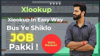 How To Apply XLOOKUP Formula on Data in Excel  Xlookup function in excel  Xlookup in hindi [upl. by Amabel154]