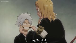 Young toshiro and rangiku  Bleach Thousand Year Blood War Episode 11 [upl. by Miksen]