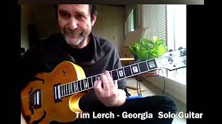 Tim Lerch plays Georgia on Ted Greene’s Guitar video lesson and pdf available [upl. by Tecla]