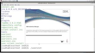 installing installation manager v 1 6 IM for IBM WebSphere Application Server v 8 5 on Linux [upl. by Earal]