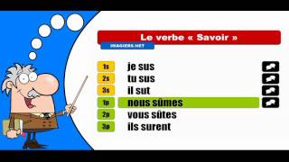 La conjugaison du verbe Savoir  Indicatif Passé simple [upl. by Winson]