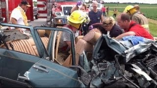 Witnesses Claim Miracle Man Saved Car Crash Victim With Prayer  ABC World News Tonight  ABC News [upl. by Leina]