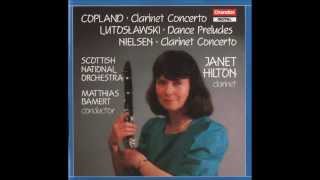 14 Allegretto un poco  Clarinet concerto Op 57  Carl Nielsen  Janet Hilton [upl. by Halian]