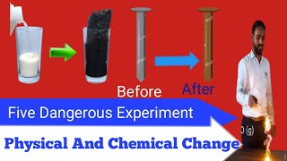 Five Experiment  Physical And Chemical Change Reversible And Irreversible Change [upl. by Javier159]