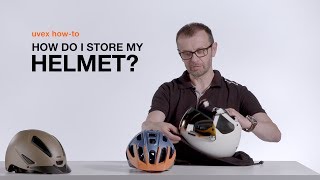 How do I store my helmet  uvex howto [upl. by Arleyne]