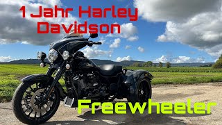 1 Jahr Harley Davidson Freewheeler Facts HarleyDavidsonFactoryHarleyDavidsonHannover [upl. by Euqimod]