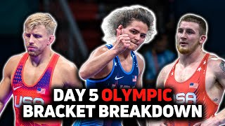 Olympic Bracket Breakdown For Kyle Dake Kayla Miracle and Mason Parris [upl. by Ainslee]