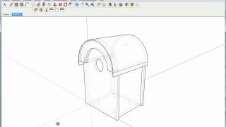 SketchUp 06 vogelhuisje [upl. by Polak]