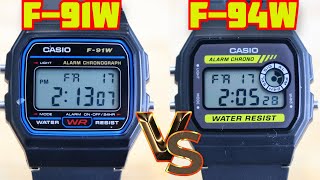 Casio F91W vs F94W  Watch before you buy [upl. by Rachele]