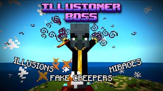 Making The Illusioner Into A Custom Boss Minecraft Bedrock Command Tutorial [upl. by Monro991]