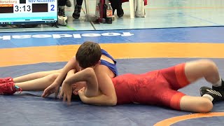 Wrestling  Ringen Sparkassenpokal Jena Jugend B 48 kg Freestyle Ahmad  Trandafil [upl. by Callery65]