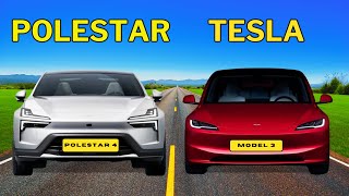 Polestar 4 vs Tesla Model 3 2024  Which is better [upl. by Leikeze410]