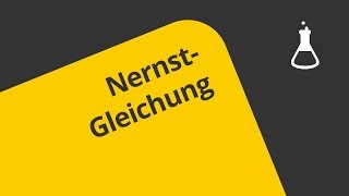 Die Nernstsche Gleichung  Chemie  Physikalische Chemie [upl. by Codie338]