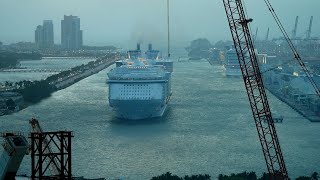 🔴 Port Miami Cruise Ship Terminals  LIVE [upl. by Llemert257]